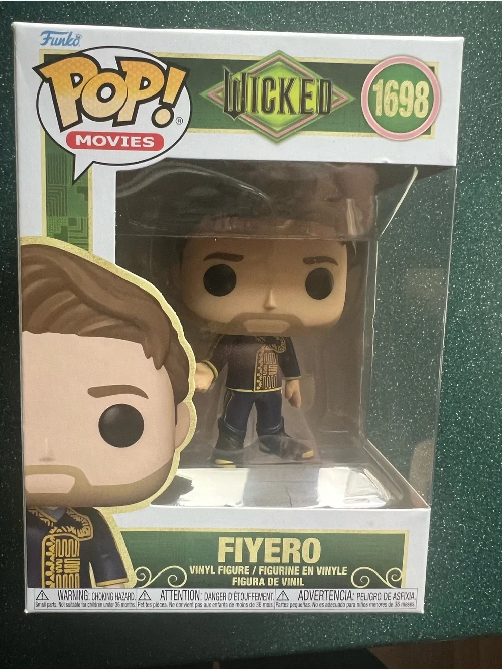 Figure in box